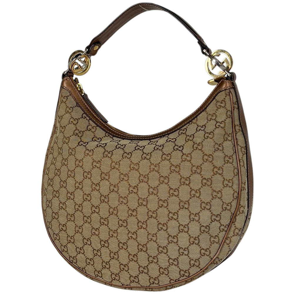 Gucci GG shoulder bag Hobo handbag interlocking GG canvas